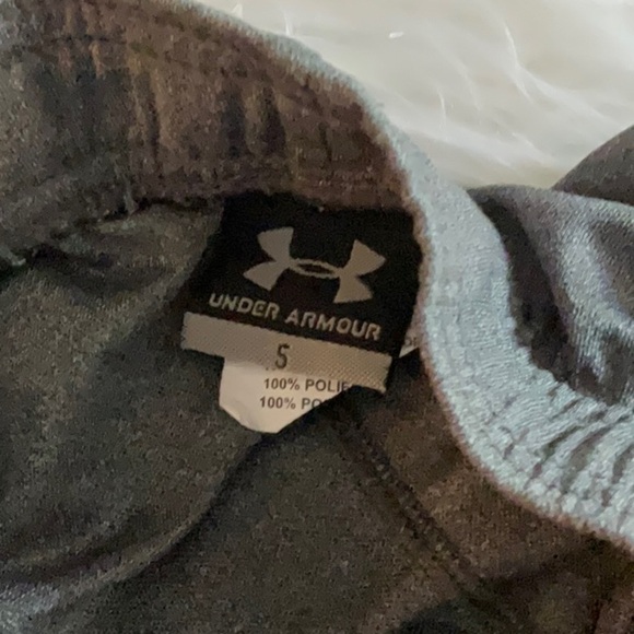 Under Armour Charcoal Shorts with Lime Detail - Picture 5 of 5